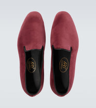 George Cleverley Albert velvet loafers