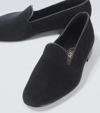 George Cleverley Albert velvet loafers