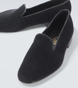 George Cleverley Albert velvet loafers