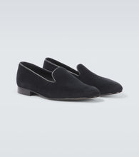 George Cleverley Albert velvet loafers