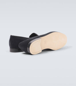 George Cleverley Albert velvet loafers
