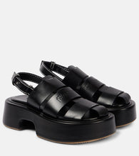 JW Anderson Fisherman leather platform sandals