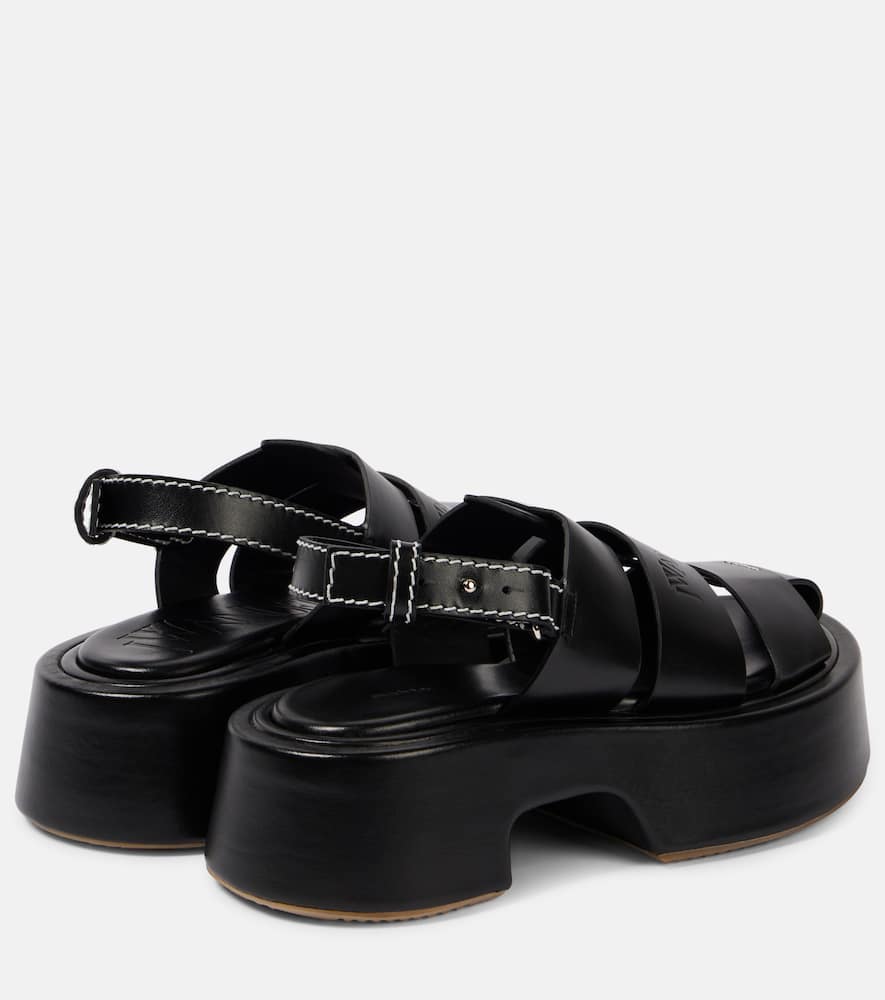 JW Anderson Fisherman leather platform sandals