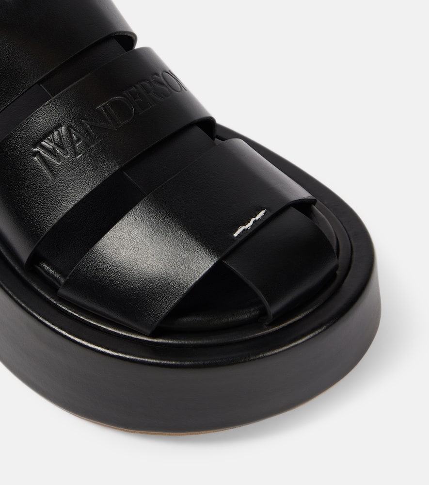 JW Anderson Fisherman leather platform sandals