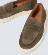 George Cleverley Joey II suede loafers
