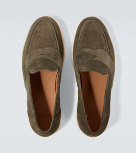 George Cleverley Joey II suede loafers