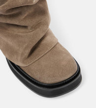 The Attico Robin suede knee-high boots