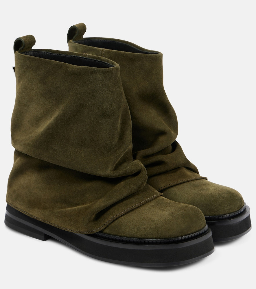 The Attico Mini Robin suede ankle boots