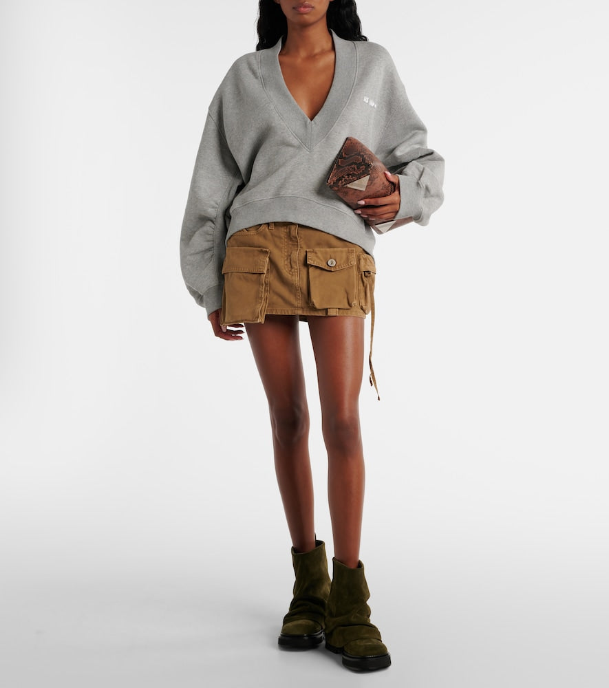 The Attico Mini Robin suede ankle boots