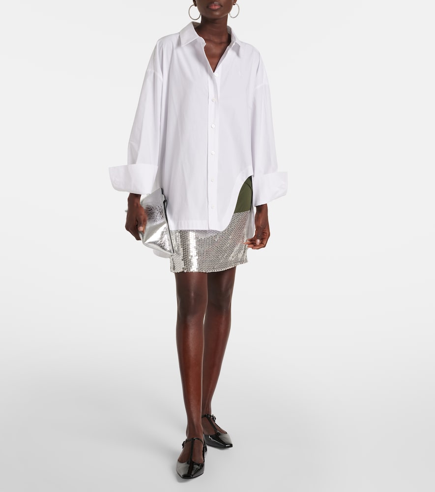 The Attico Juno leather ballet flats
