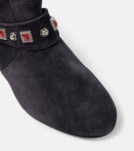 Isabel Marant Soksa embroidered suede knee-high boots