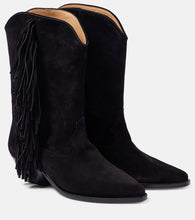 Isabel Marant Duerto fringed suede cowboy boots