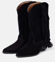 Isabel Marant Duerto fringed suede cowboy boots