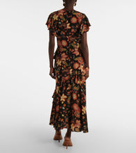 Ulla Johnson Amaia floral cr√É¬™pe de chine midi dress