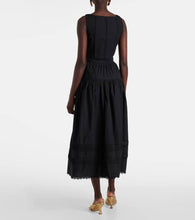 Ulla Johnson Isadora cotton poplin bustier dress