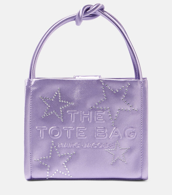Marc Jacobs Star Mini embellished satin tote bag. Shop Marc Jacobs Top-Handle Bags for women now.