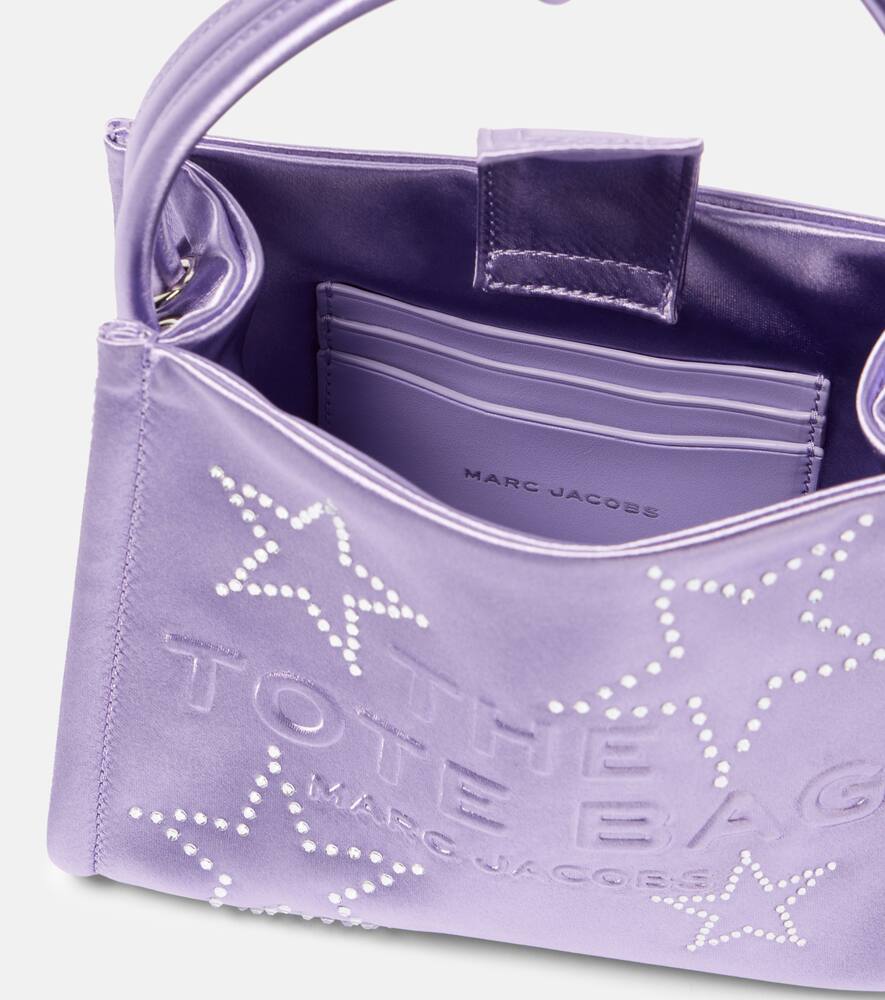 Marc Jacobs Star Mini embellished satin tote bag
