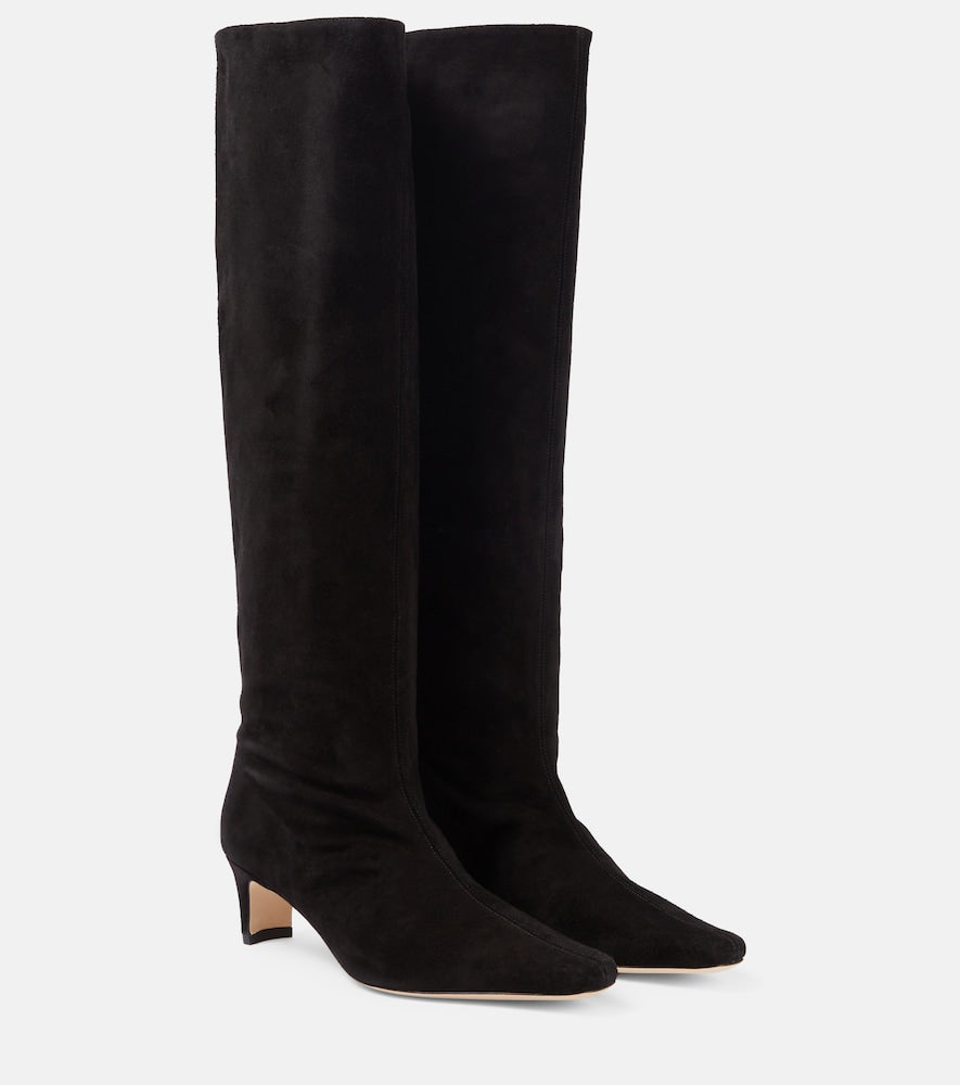 Staud Wally suede knee-high boots
