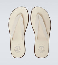 Brunello Cucinelli Leather thong sandals