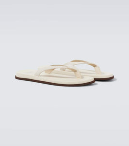 Brunello Cucinelli Leather thong sandals