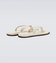 Brunello Cucinelli Leather thong sandals