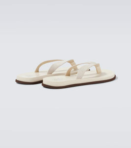 Brunello Cucinelli Leather thong sandals