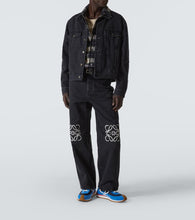 Loewe Flow Runner 2.0 suede-trimmed sneakers