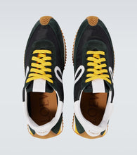 Loewe Flow Runner 2.0 suede-trimmed sneakers