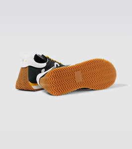 Loewe Flow Runner 2.0 suede-trimmed sneakers