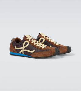 Loewe Ballet Runner 2.0 suede-trimmed sneakers