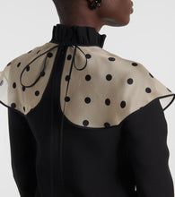 Valentino Crepe Couture polka-dot minidress