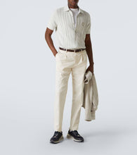 Brunello Cucinelli Leather-trimmed suede sneakers