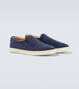 Brunello Cucinelli Suede slip-on sneakers