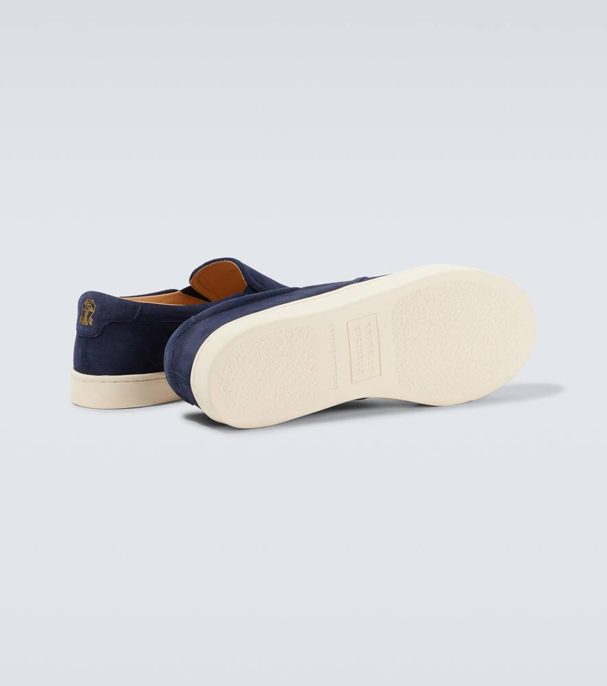 Brunello Cucinelli Suede slip-on sneakers