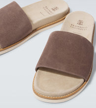 Brunello Cucinelli Suede slippers