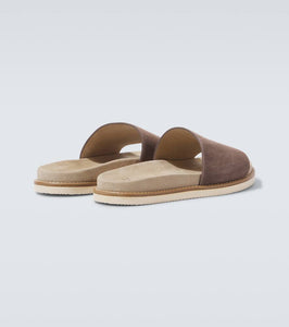 Brunello Cucinelli Suede slippers