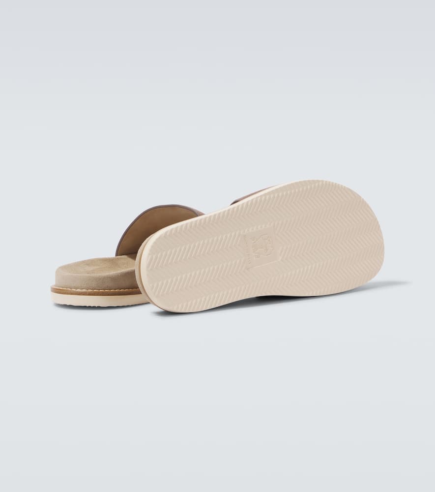Brunello Cucinelli Suede slippers