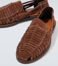 Brunello Cucinelli Suede fisherman sandals