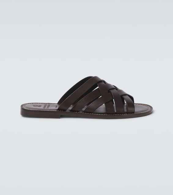 Brunello Cucinelli Leather slip-on shoes