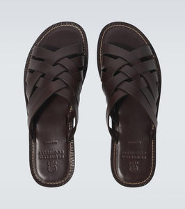 Brunello Cucinelli Leather slip-on shoes