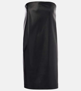Sportmax Locarno faux leather minidress