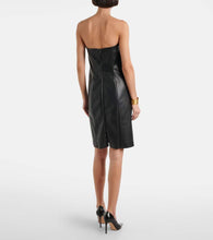 Sportmax Locarno faux leather minidress
