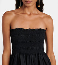 Heidi Klein La Bocana shirred linen midi dress