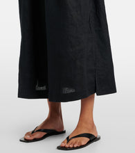 Heidi Klein La Bocana shirred linen midi dress