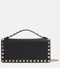 Valentino Garavani Rockstud leather wallet on chain. Shop Valentino Garavani Top-Handle Bags for women now.
