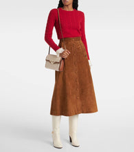 Valentino Garavani Rockstud Small shearling shoulder bag