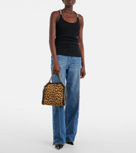 Stella McCartney Falabella Mini leopard-print tote bag