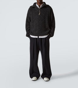 Maison Margiela Sprinters leather-trimmed sneakers