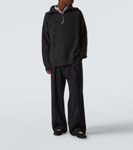 Maison Margiela Sprinters drill and leather sneakers