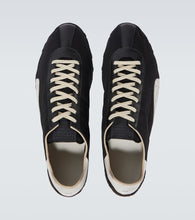Maison Margiela Sprinters drill and leather sneakers
